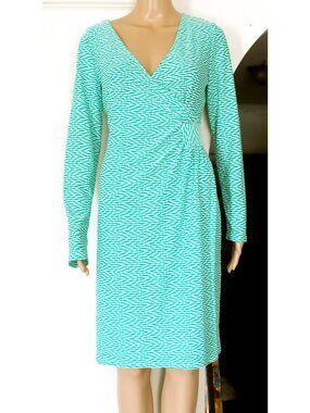 Long sleeve wrap dress / Size M